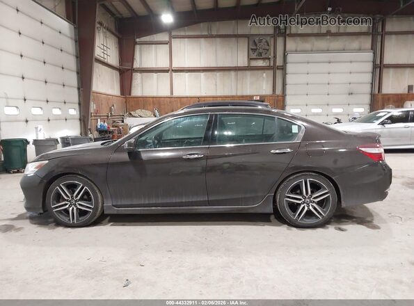 1HGCR3F92HA031302 2017 HONDA ACCORD Brown Панорамний вид салону 360°