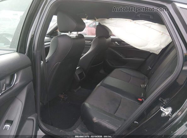 1HGCV1E39JA207751 2018 HONDA ACCORD Black Вид наклейки з VIN-кодом