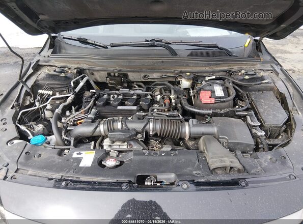 1HGCV1E39JA207751 2018 HONDA ACCORD Black Вид ззаду