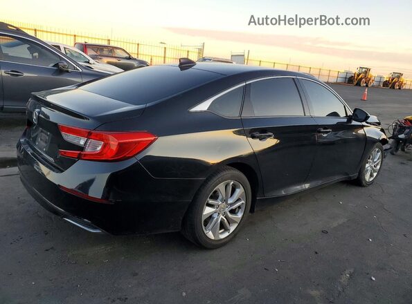 1HGCV1F10KA048925 2019 HONDA ACCORD Black 