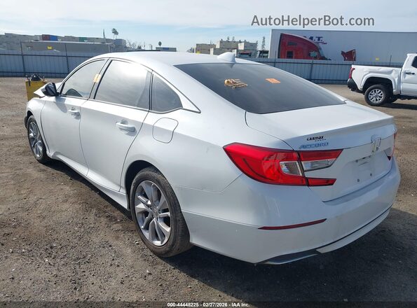 1HGCV1F11JA045868 2018 HONDA ACCORD White Հետևի ձախ