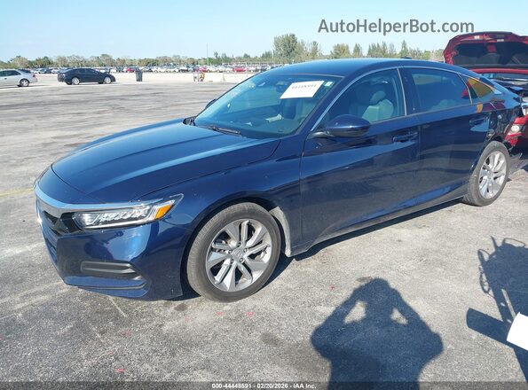 1HGCV1F11KA043989 2019 HONDA ACCORD Dark Blue 