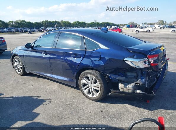 1HGCV1F11KA043989 2019 HONDA ACCORD Dark Blue 