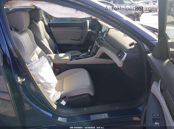 1HGCV1F11KA043989 2019 HONDA ACCORD Dark Blue 