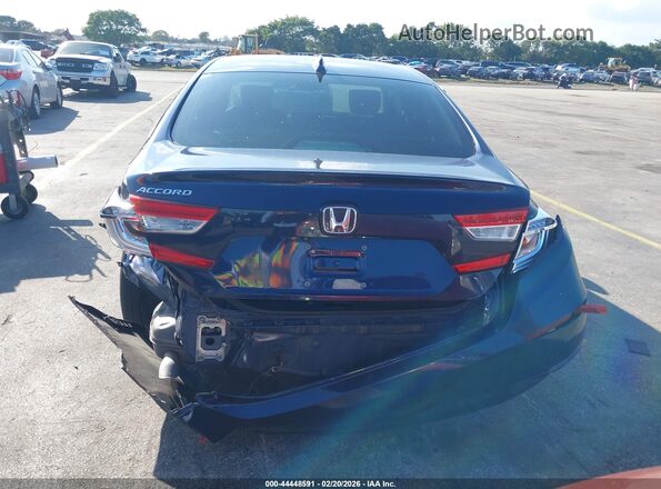 1HGCV1F11KA043989 2019 HONDA ACCORD Dark Blue 