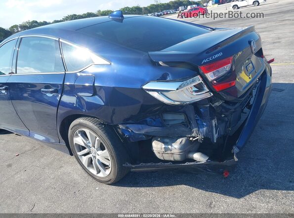 1HGCV1F11KA043989 2019 HONDA ACCORD Dark Blue 