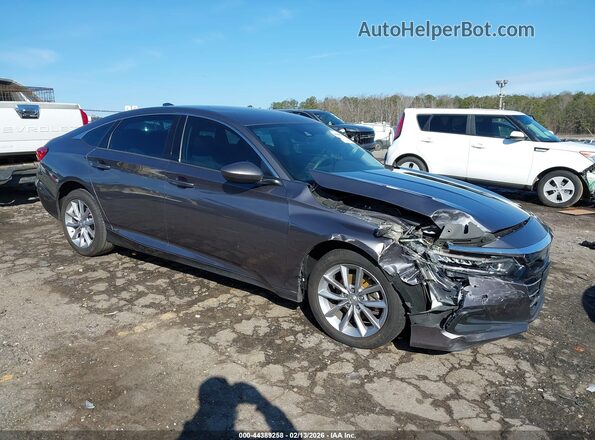 1HGCV1F11MA018447 2021 HONDA ACCORD Silver უკანა სალონის ხედი