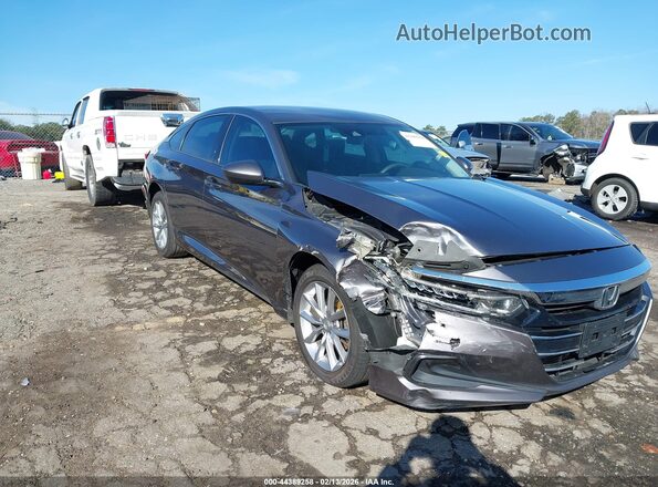 1HGCV1F11MA018447 2021 HONDA ACCORD Silver წინა ხედი