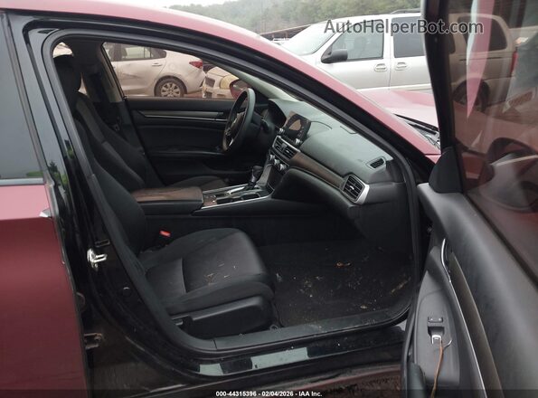 1HGCV1F12JA154677 2018 HONDA ACCORD Maroon Widok wnętrza z przodu