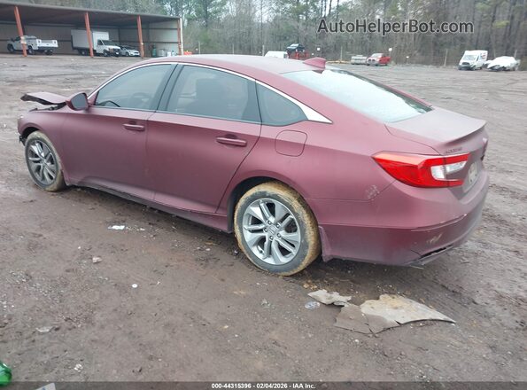 1HGCV1F12JA154677 2018 HONDA ACCORD Maroon Tył lewy