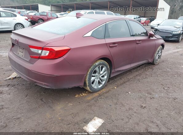 1HGCV1F12JA154677 2018 HONDA ACCORD Maroon Tył prawy