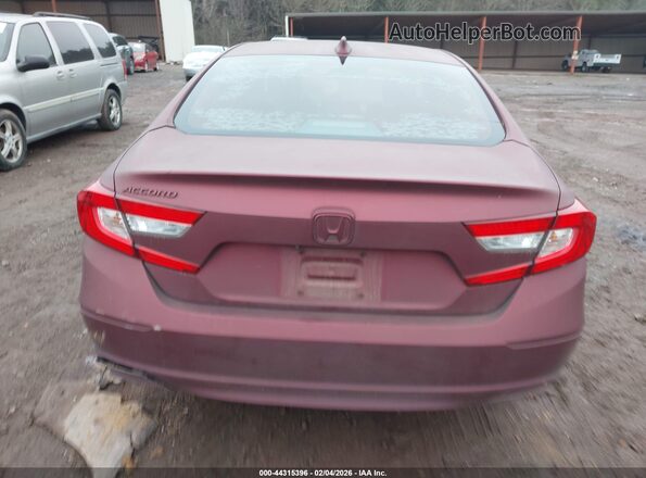 1HGCV1F12JA154677 2018 HONDA ACCORD Maroon 