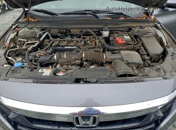 1HGCV1F12KA004344 2019 HONDA ACCORD Gray 