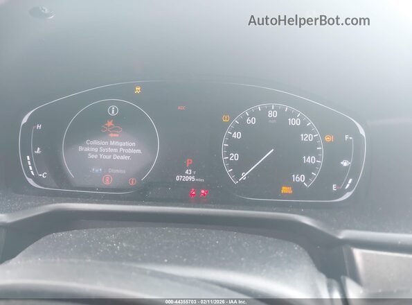 1HGCV1F13KA074550 2019 HONDA ACCORD Red Հետևի նստատեղերի տեսք
