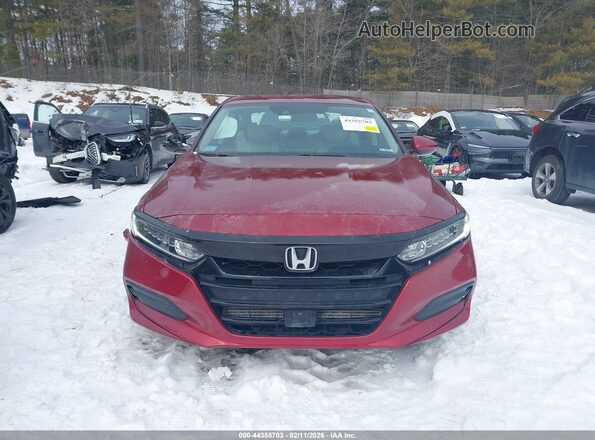 1HGCV1F13KA074550 2019 HONDA ACCORD Red Սարքավորումների վահանակի տեսք