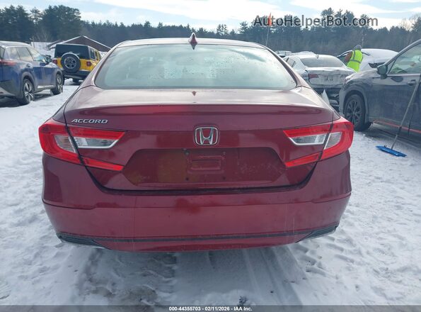 1HGCV1F13KA074550 2019 HONDA ACCORD Red 