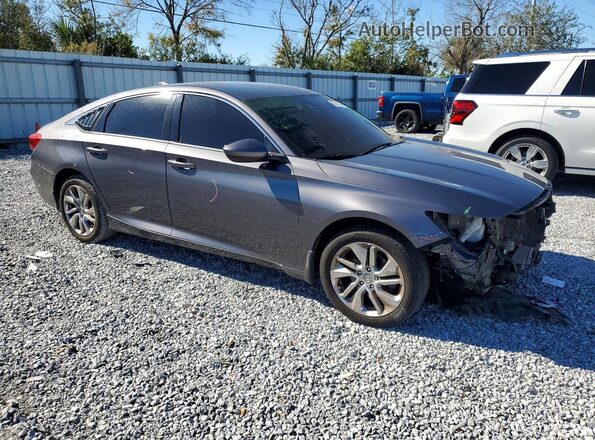 1HGCV1F15KA122727 2019 HONDA ACCORD Серый 