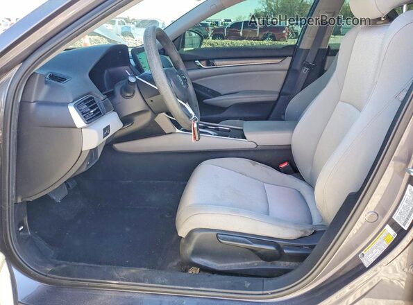 1HGCV1F15KA122727 2019 HONDA ACCORD Серый 