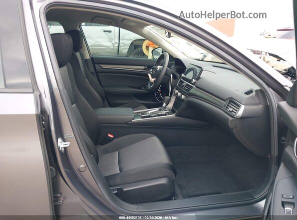 1HGCV1F16MA078112 2021 HONDA ACCORD Gray Widok wnętrza z przodu