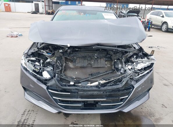 1HGCV1F16MA078112 2021 HONDA ACCORD Gray Widok wnętrza z tyłu