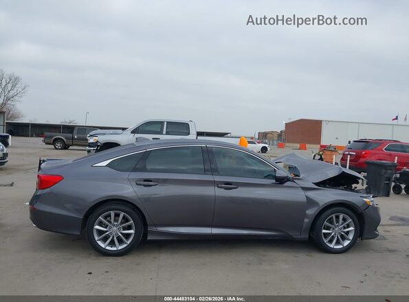 1HGCV1F16MA078112 2021 HONDA ACCORD Gray Widok wnętrza 360 stopni