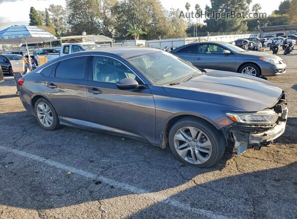 1HGCV1F18KA140851 2019 HONDA ACCORD Gray 