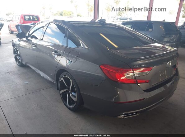 1HGCV1F30LA062990 2020 HONDA ACCORD Black Задня ліва чверть