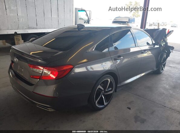 1HGCV1F30LA062990 2020 HONDA ACCORD Black Задня права чверть