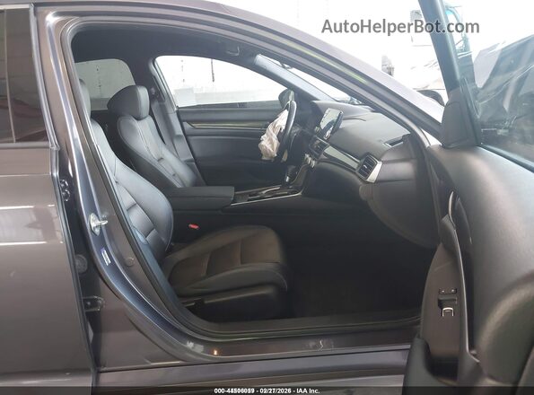 1HGCV1F30LA062990 2020 HONDA ACCORD Black Вид салону спереду