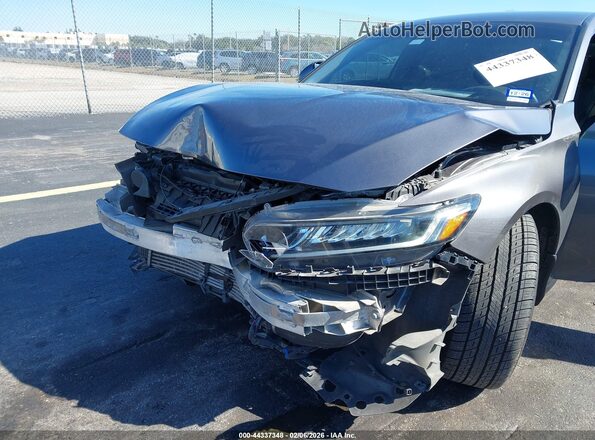 1HGCV1F30LA105482 2020 HONDA ACCORD Серый Вид спереди