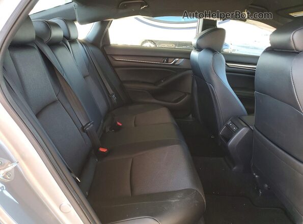 1HGCV1F30MA099586 2021 HONDA ACCORD Silver Rear seats view