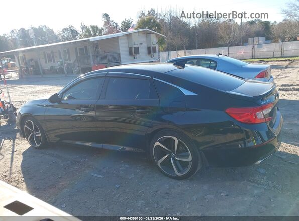 1HGCV1F31JA217513 2018 HONDA ACCORD Black Widok wnętrza 360 stopni