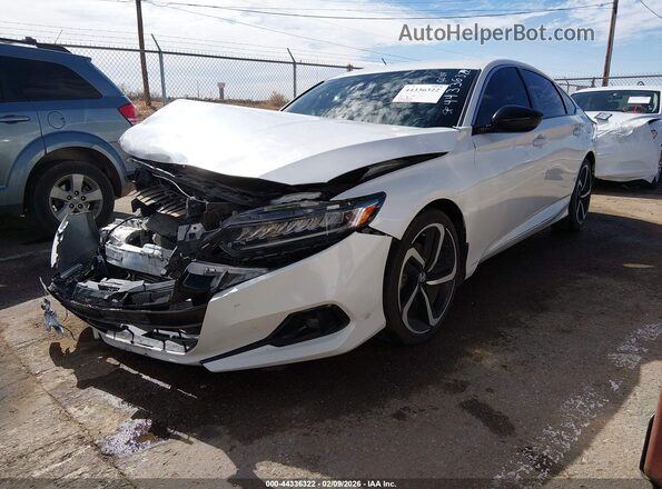 1HGCV1F31NA119314 2022 HONDA ACCORD White 