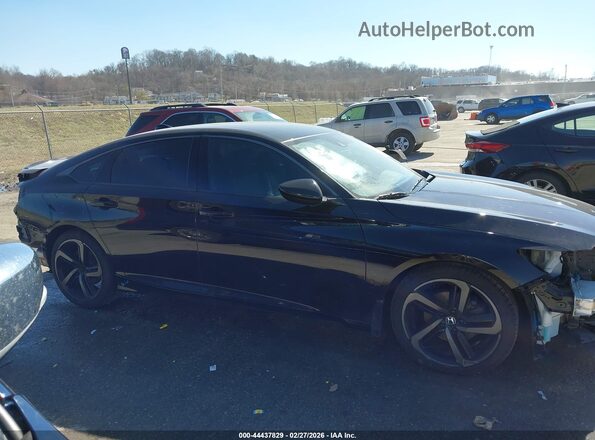 1HGCV1F33LA011841 2020 HONDA ACCORD Black Սալոնի 360 աստիճան տեսք