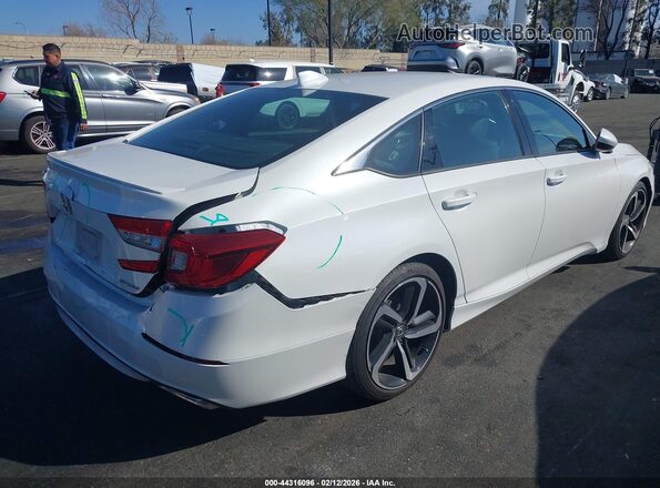 1HGCV1F34KA036259 2019 HONDA ACCORD White უკანა მარჯვენა