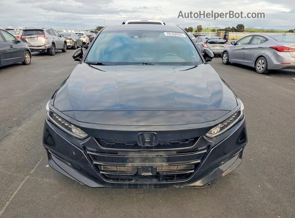 1HGCV1F34KA061050 2019 HONDA ACCORD Black 