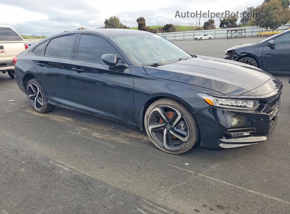 1HGCV1F34KA061050 2019 HONDA ACCORD Black 