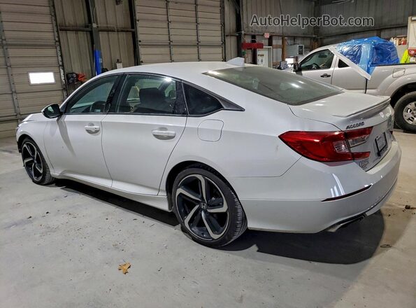 1HGCV1F35JA170602 2018 HONDA ACCORD White Trasero izquierdo