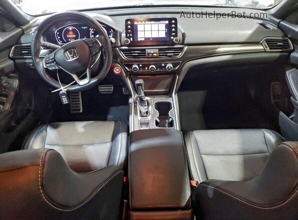 1HGCV1F35JA170602 2018 HONDA ACCORD White Vista del salpicadero