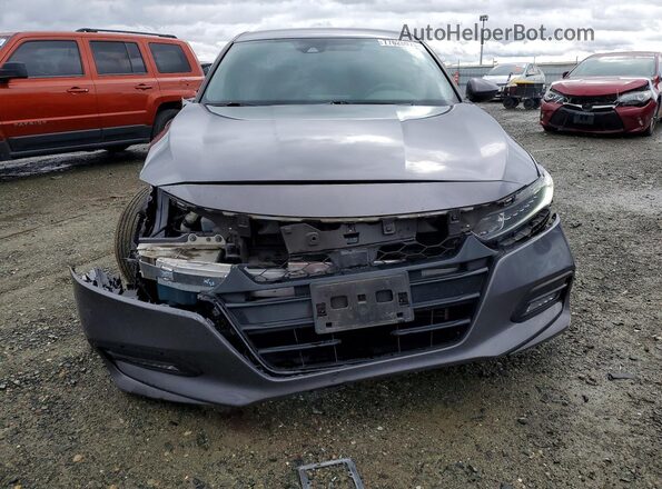 1HGCV1F35KA113317 2019 HONDA ACCORD Charcoal 
