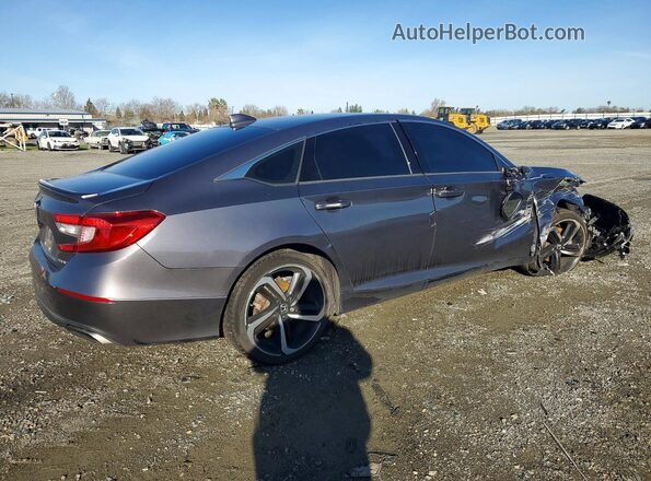 1HGCV1F35KA113317 2019 HONDA ACCORD Charcoal 
