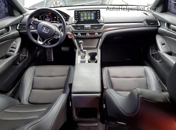 1HGCV1F35KA113317 2019 HONDA ACCORD Charcoal 