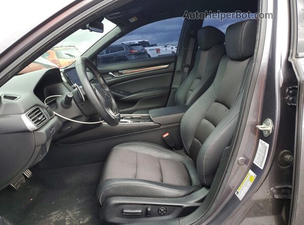 1HGCV1F35KA113317 2019 HONDA ACCORD Charcoal 