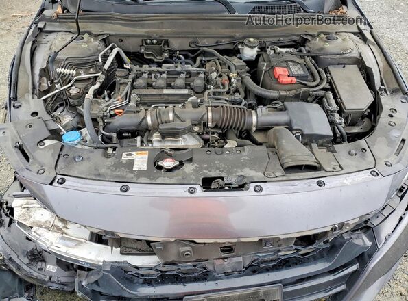 1HGCV1F35KA113317 2019 HONDA ACCORD Charcoal 
