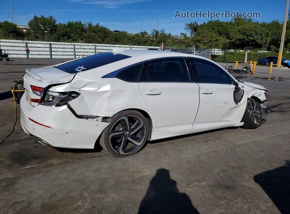1HGCV1F35KA168186 2019 HONDA ACCORD White 