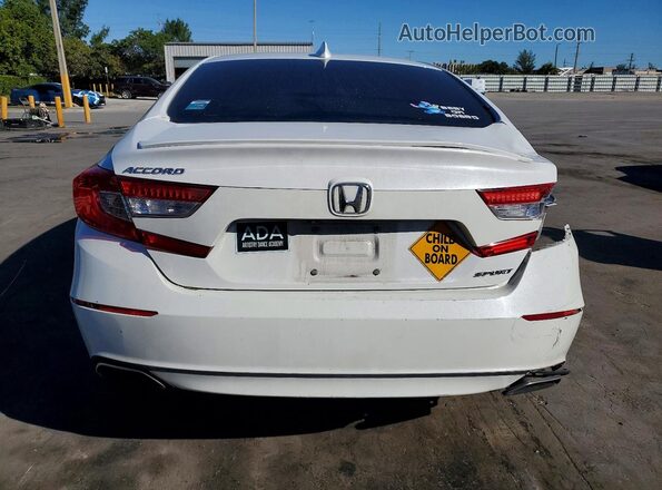 1HGCV1F35KA168186 2019 HONDA ACCORD White 