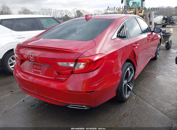 1HGCV1F37KA021027 2019 HONDA ACCORD Red 