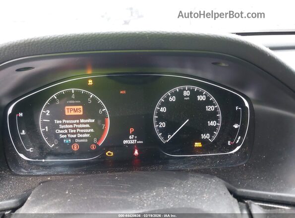 1HGCV1F37KA021027 2019 HONDA ACCORD Red 