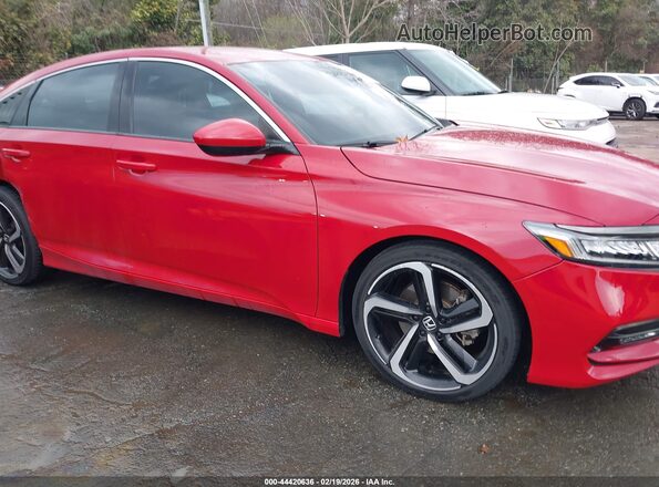 1HGCV1F37KA021027 2019 HONDA ACCORD Red 