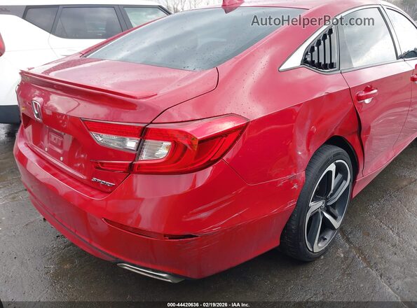 1HGCV1F37KA021027 2019 HONDA ACCORD Red 